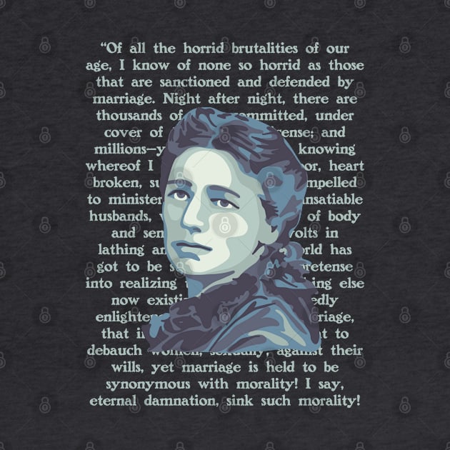 Victoria Woodhull Portrait and Quote by Slightly Unhinged